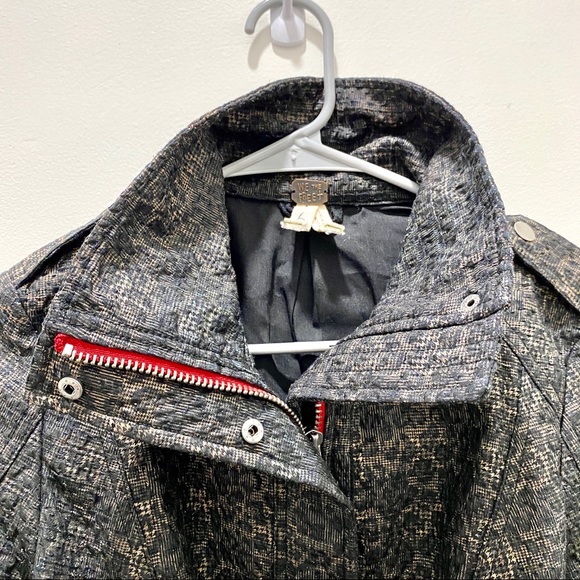 ✨ Free People We The Free | Leopard Moto Jacket - Picture 5 of 8